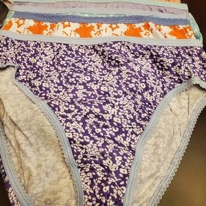 12 Pack Cotton Soft Flex Hi Cut Panty Briefs